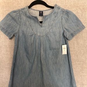 Gap Chambray Dreas Girls Size 7